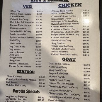 Jalli Kattu - Menu - Indian Near Me - Katy, Texas