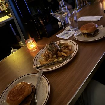 Hamburguesa Bar - Haburguesa, poutine with the duck confit, hath chili burger - Burgers Near Me - San Francisco, California