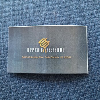 Upper Barbershop - Business card - Barbers Near Me - Falls Church, Virginia Upper Barbershop - Business card - Barbers Near Me - Falls Church, Virginia
