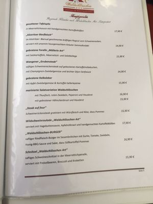 Menu photo 3 Restaurant Waldschlösschen Nebra - Wangen, ST