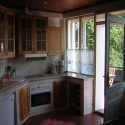 Villa Marie - Küche mit modernem Induktionsherd