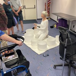 Palm Springs Public Library - Sound bowl interactive session with Lisa March 2024