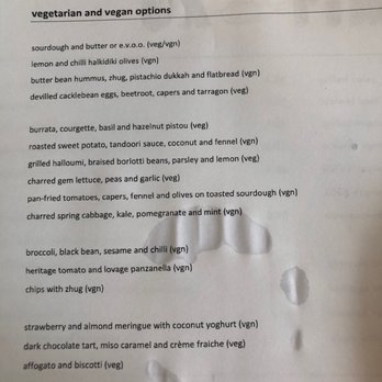 Ox And Finch - Veg menu - Tapas/Small Plates Near Me - Glasgow, GLG