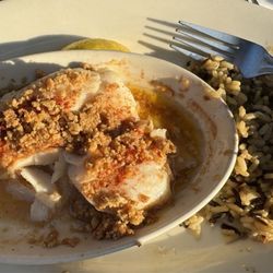 Pullmans At Trolley Square - Walnut/parmesan crusted haddock!