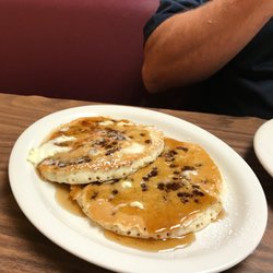 Waynedale Cafe - Chocolate chip pancakes.