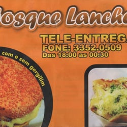 Kiosque Lanches - folheto