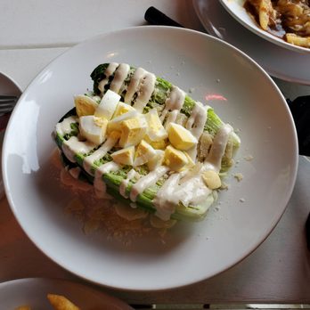 Round Man Brewing Co - Cesar salad. The hardboiled egg makes it SO GOOD - New American Near Me - Spooner, Wisconsin