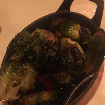 Dawson's - Brussel sprouts - amazingly delicious! Has a sweet glaze and bacon! - Steakhouses Near Me - Sacramento, California Dawson's - Brussel sprouts - amazingly delicious! Has a sweet glaze and bacon! - Steakhouses Near Me - Sacramento, California