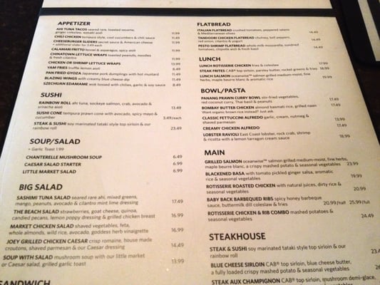 Menu photo 3 JOEY Mayfield Edmonton, AB