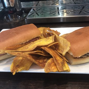 Havana Cafe - Cubano sandwich with plantain chips - Spanish Near Me - Bronx, New York
