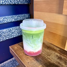 strawberry matcha latte strawberry matcha latte