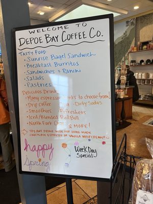 Menu photo 1 Depoe Bay Coffee Company Auburn, CA Menu photo 1 Depoe Bay Coffee Company Auburn, CA