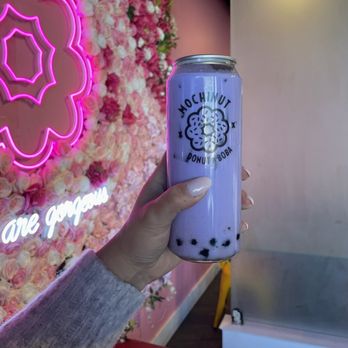Aloha Nails and Spa - Fresh nails holding a boba right after appointment - Nail Salons Near Me - Denver, Colorado