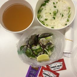 Plain pho to go