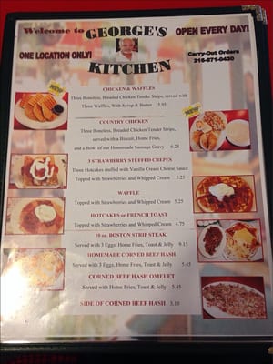 Menu photo 5 George's Kitchen Cleveland, OH