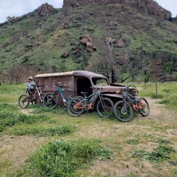 The M.A.S.H. site from the show MASH in Malibu Creek State Park.