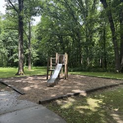 National Trail Rest Area - Really cool old-school little playground area