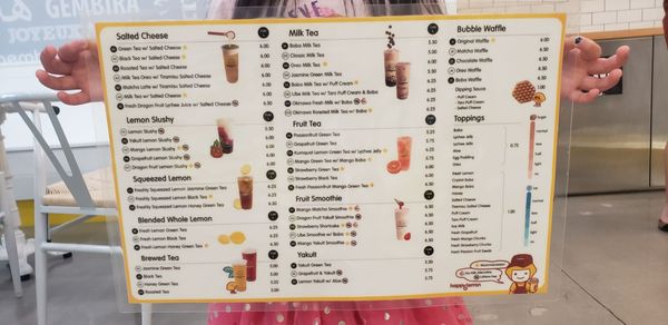 Menu photo 2 Happy Lemon Cedar Park, TX