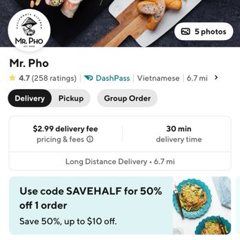 Mr Pho California Kitchen - Vietnamese Near Me - Walnut, California