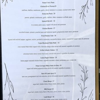 Tri Valley Bistro - Dinner Entrees Menu - Breakfast & Brunch Near Me - Pleasanton, California