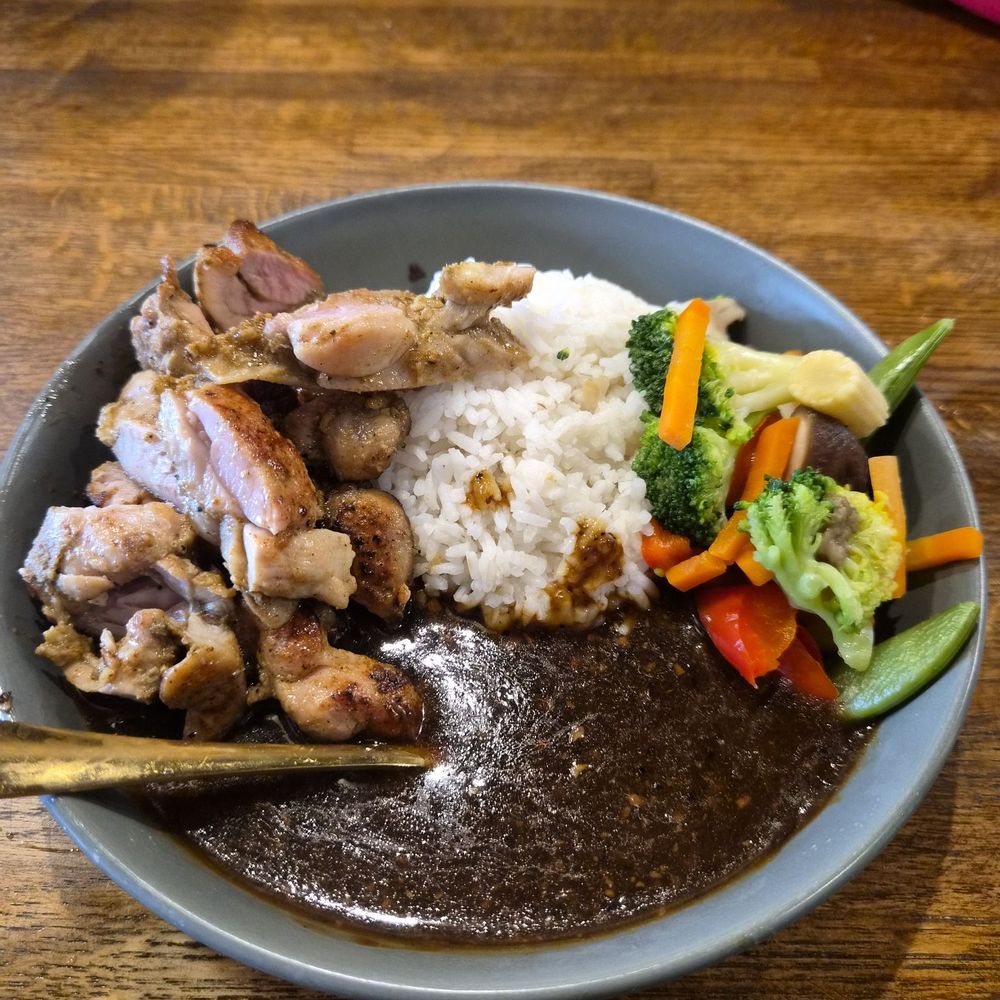 Wok Up - Black Pepper Chicken Thigh Rice Plate - Hong Kong Style Cafe Near Me - San Francisco, California Wok Up - Black Pepper Chicken Thigh Rice Plate - Hong Kong Style Cafe Near Me - San Francisco, California