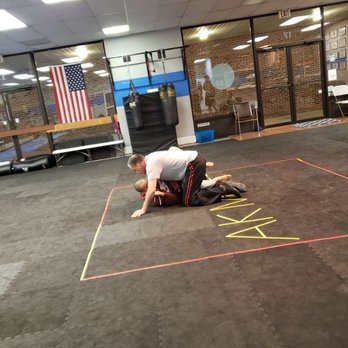 Alpha Krav Maga Boston Cape Cod - Matt drilling with Steve - Martial Arts Near Me - Barnstable, Massachusetts
