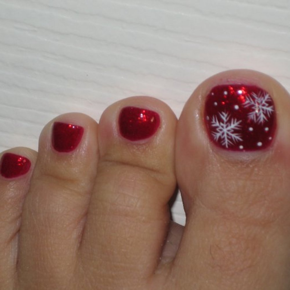 T L Nails - I've got some snowflakes on my toes...thanks, as usual, Van!!! ~Eileen - Nail Salons Near Me - Livermore, California T L Nails - I've got some snowflakes on my toes...thanks, as usual, Van!!! ~Eileen - Nail Salons Near Me - Livermore, California