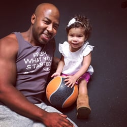 Transform Fitness Personal Training - Me and my baby girl, Natasha Elise! She loves "Dada's work"!
