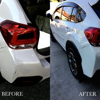 Paintless Dent Professionals - dent brought back from a difficult quarter panel section + touch up paint. thanks again Chuck! - Body Shops Near Me Paintless Dent Professionals - dent brought back from a difficult quarter panel section + touch up paint. thanks again Chuck! - Body Shops Near Me