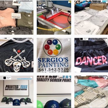 Printed Tees - Here is a collage from our instagram page. Follow us at printedteesfl on instagram! - Screen Printing/T-Shirt Printing Near Me - Pompano Beach, Florida