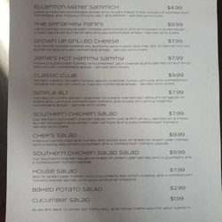 Atomic City Eatery and Billiards - Menu