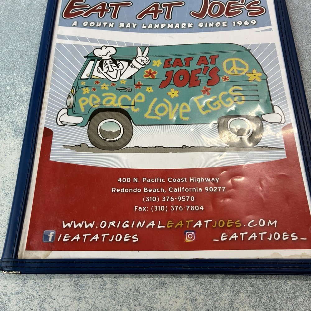 Eat At Joe's - Menu (Aug 2025) - Diners Near Me - Redondo Beach, California Eat At Joe's - Menu (Aug 2025) - Diners Near Me - Redondo Beach, California