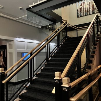 Harvest Restaurant - the stairs leading to the second floor - Diners Near Me - Medina, New York