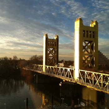 Tower Bridge - It shines at sunset - Landmarks & Historical Buildings Near Me - Sacramento, California