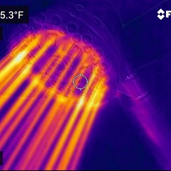 Cozy Home Inspection - Another fun infrared shot, this one of the shower. - Home Inspectors Near Me Cozy Home Inspection - Another fun infrared shot, this one of the shower. - Home Inspectors Near Me