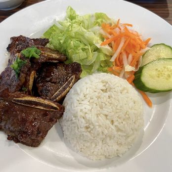 Pho Haven Restaurant - Grilled beef short ribs with rice ($20.95) - Vietnamese Near Me - Delta, British Columbia