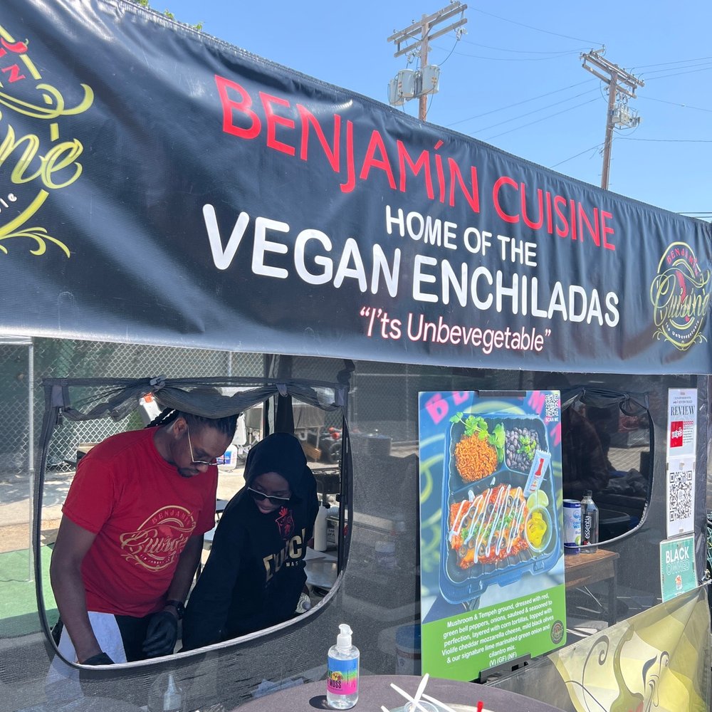 The spot! At the vegan Sunday in NoHo! The spot! At the vegan Sunday in NoHo!
