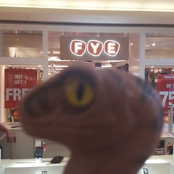 FYE - Bob the Raptor Says "This is FYE... Mammals come here to get plastic things and music."
