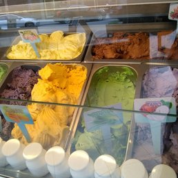 Gelato. They make it on-site. They have Pandan  and Taro flavours!