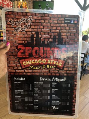 Menu photo 2 2 Pounds Zapopan, JAL
