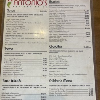 Antonio's Mexican Grill - Menu - Mexican Near Me - Reno, Nevada Antonio's Mexican Grill - Menu - Mexican Near Me - Reno, Nevada