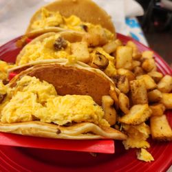 The Flying Biscuit Cafe - Pancake tacos