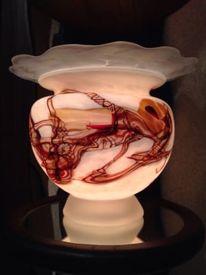 One Eared Cow Glass by null