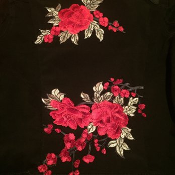 Joy Tailoring - These rose patches were attached amazingly - Sewing & Alterations Near Me - Newport Beach, California Joy Tailoring - These rose patches were attached amazingly - Sewing & Alterations Near Me - Newport Beach, California