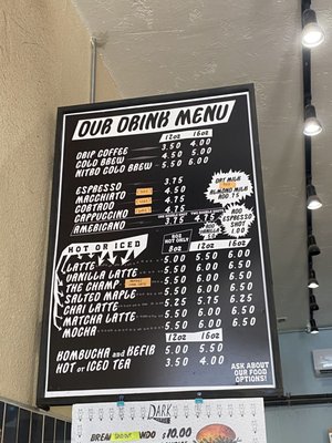 Menu photo 2 Dark Horse Coffee Roasters San Diego, CA Menu photo 2 Dark Horse Coffee Roasters San Diego, CA
