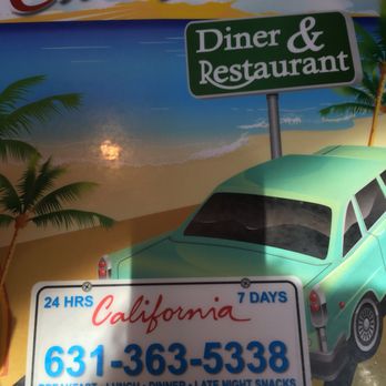 California Diner - Menu cover - Diners Near Me - Patchogue, New York