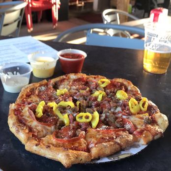Parlour - The meats pizza with banana peppers instead of ham - Pizza Near Me - Jeffersonville, Indiana Parlour - The meats pizza with banana peppers instead of ham - Pizza Near Me - Jeffersonville, Indiana