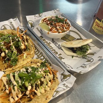 Pachuco’s - Korean tacos, bao & side of elote!!! My fav :) - Barbeque Near Me - Midland, Texas Pachuco’s - Korean tacos, bao & side of elote!!! My fav :) - Barbeque Near Me - Midland, Texas