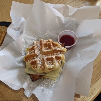 Wake Up And Waffle - Monte Cristo baby! Best goddamn brunch food after a hard week of nonsense. - Breakfast & Brunch Near Me - Sandusky, Ohio Wake Up And Waffle - Monte Cristo baby! Best goddamn brunch food after a hard week of nonsense. - Breakfast & Brunch Near Me - Sandusky, Ohio