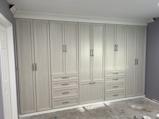 Built in - If you have an open wall or an extra room in your home let us help you create a storage area Built in - If you have an open wall or an extra room in your home let us help you create a storage area